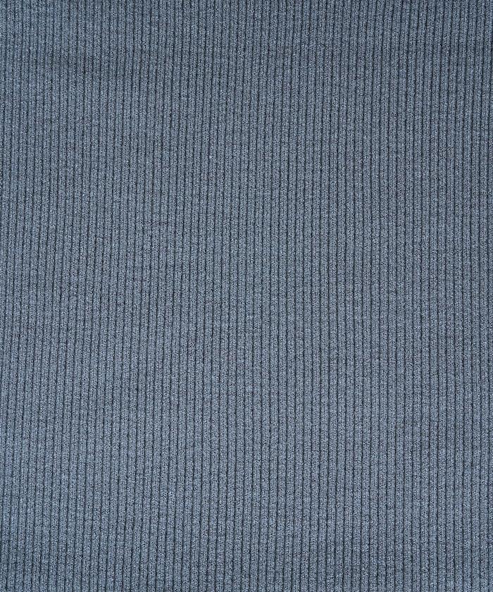 吸溼發熱羅紋圓領針織套頭衫