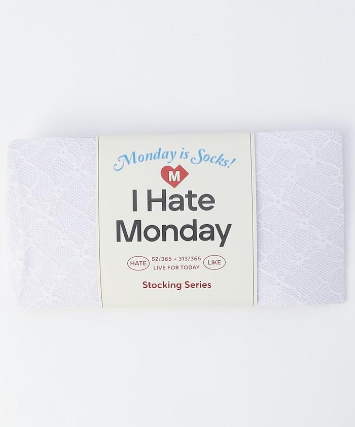 花卉提花蕾絲襪