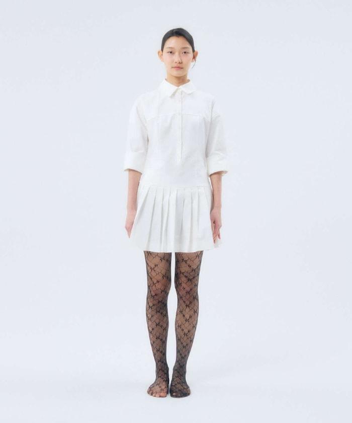 花卉提花蕾絲襪