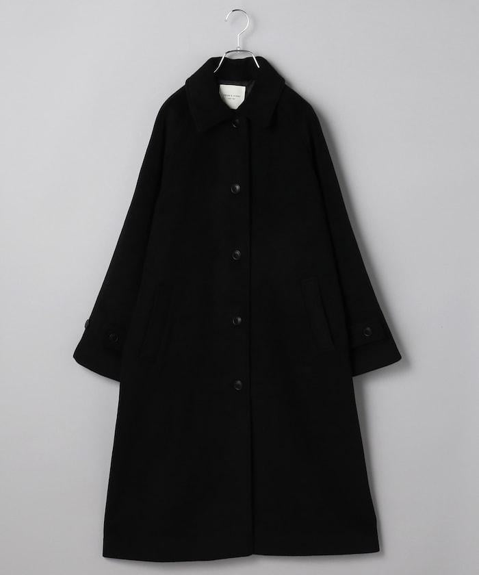 <有小個子尺碼>羊毛長款大衣