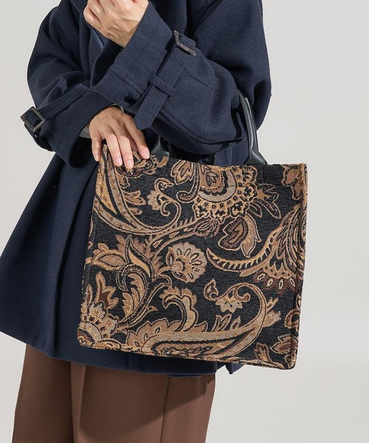 2WAY佩斯利提花托特包