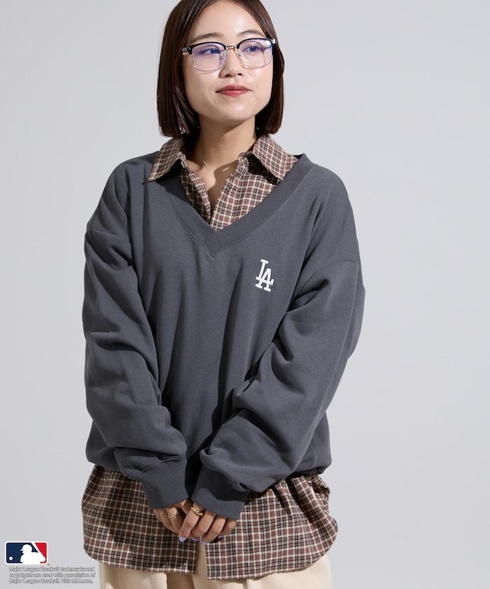 MLB V領背部標誌衛衣