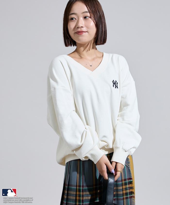 MLB V領背部標誌衛衣
