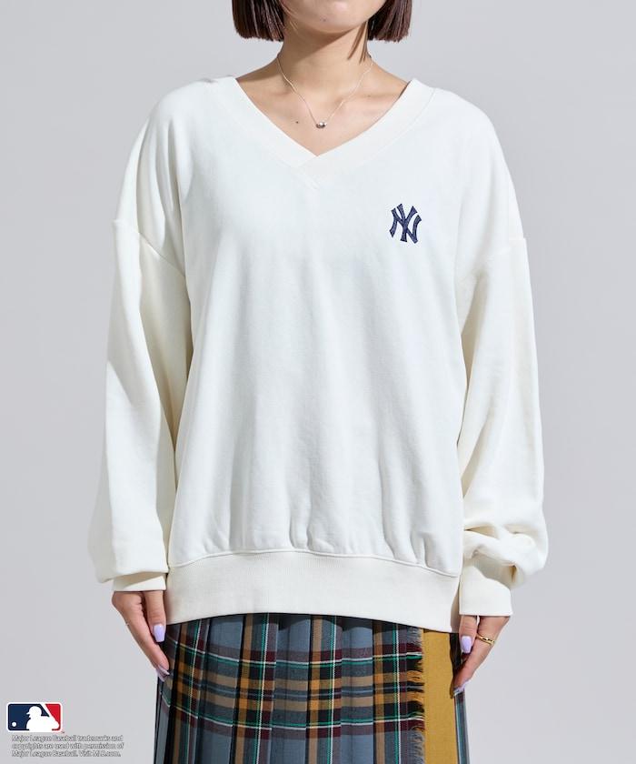 MLB V領背部標誌衛衣