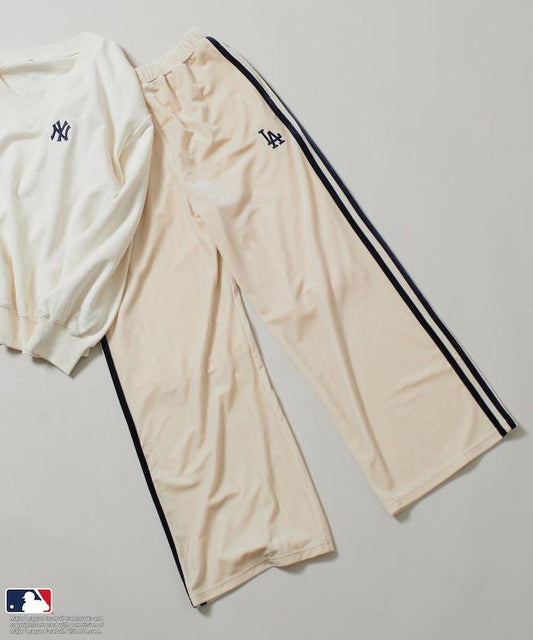 MLB 天鵝絨運動長褲 <可搭配套裝>