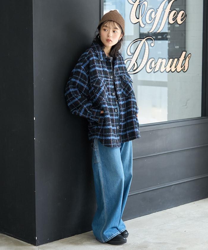 CPO格紋襯衫夾克