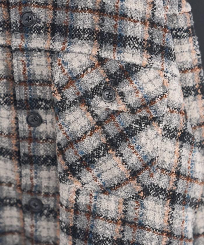 CPO格紋襯衫夾克