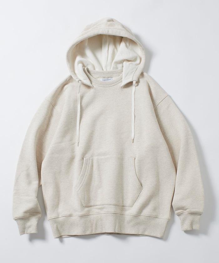 COMFORT HEATHER 復古風格加絨連帽衛衣