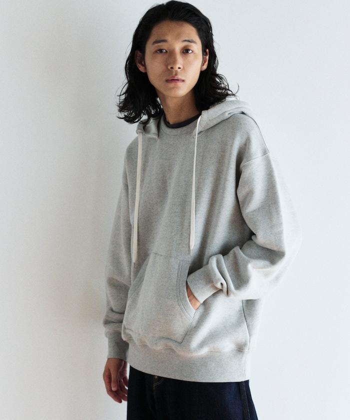 COMFORT HEATHER 復古風格加絨連帽衛衣