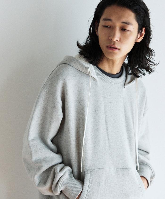 COMFORT HEATHER 復古風格加絨連帽衛衣