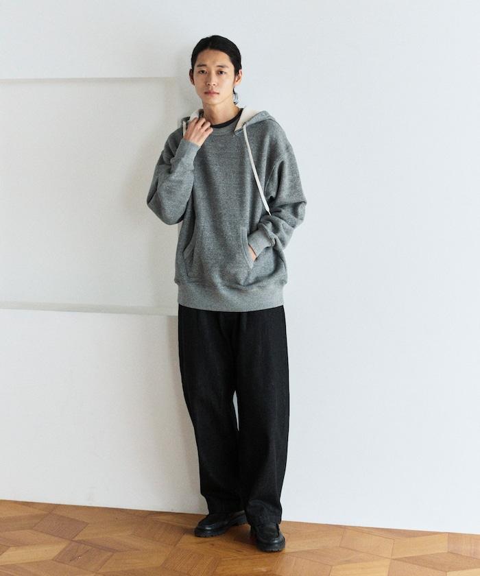 COMFORT HEATHER 復古風格加絨連帽衛衣