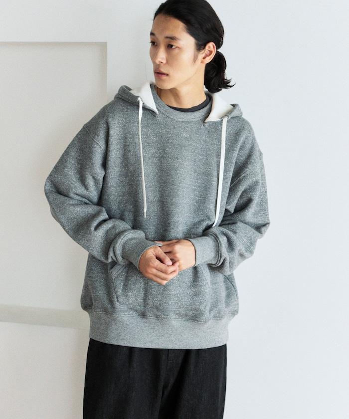 COMFORT HEATHER 復古風格加絨連帽衛衣