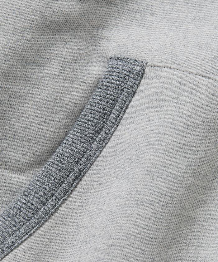 COMFORT HEATHER 復古風格 內刷毛 拉鍊連帽衛衣