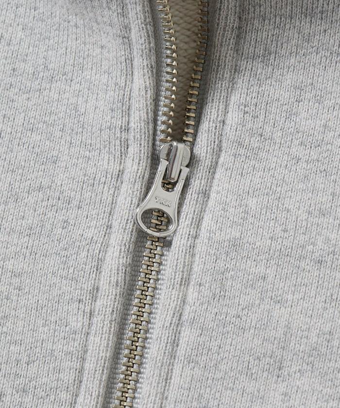 COMFORT HEATHER 復古風格加絨半拉鍊衛衣