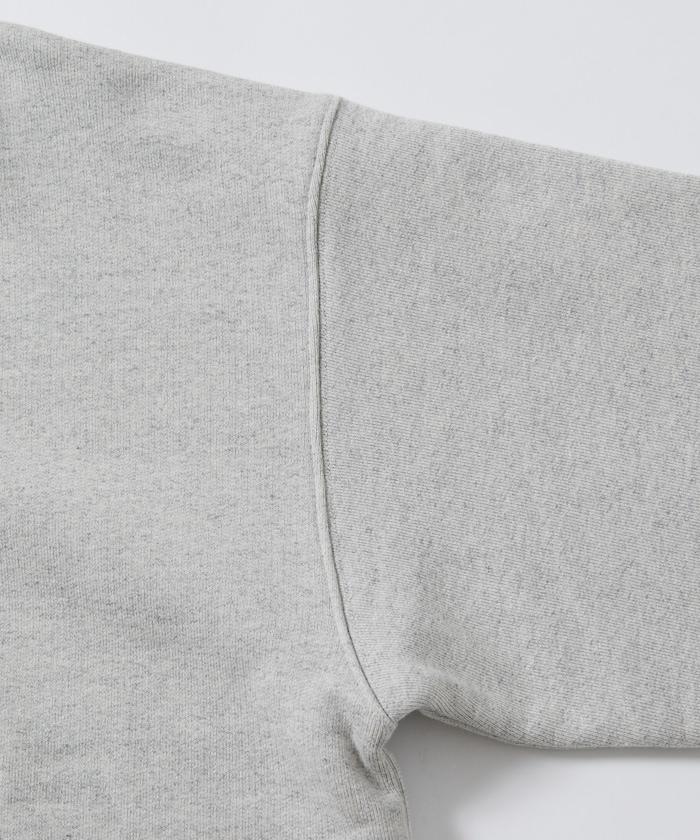 COMFORT HEATHER 復古風格加絨半拉鍊衛衣