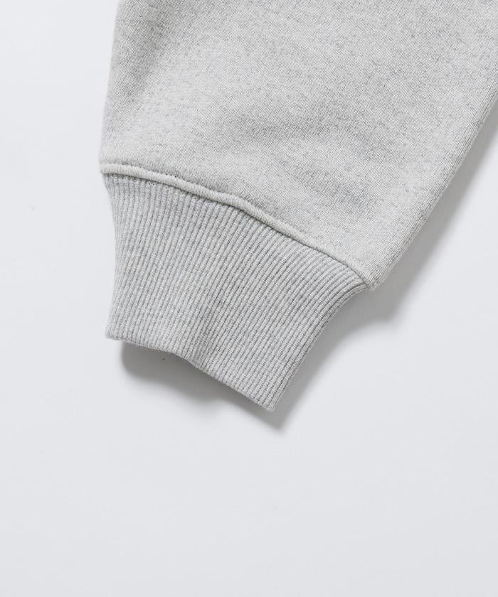 COMFORT HEATHER 復古風格加絨半拉鍊衛衣