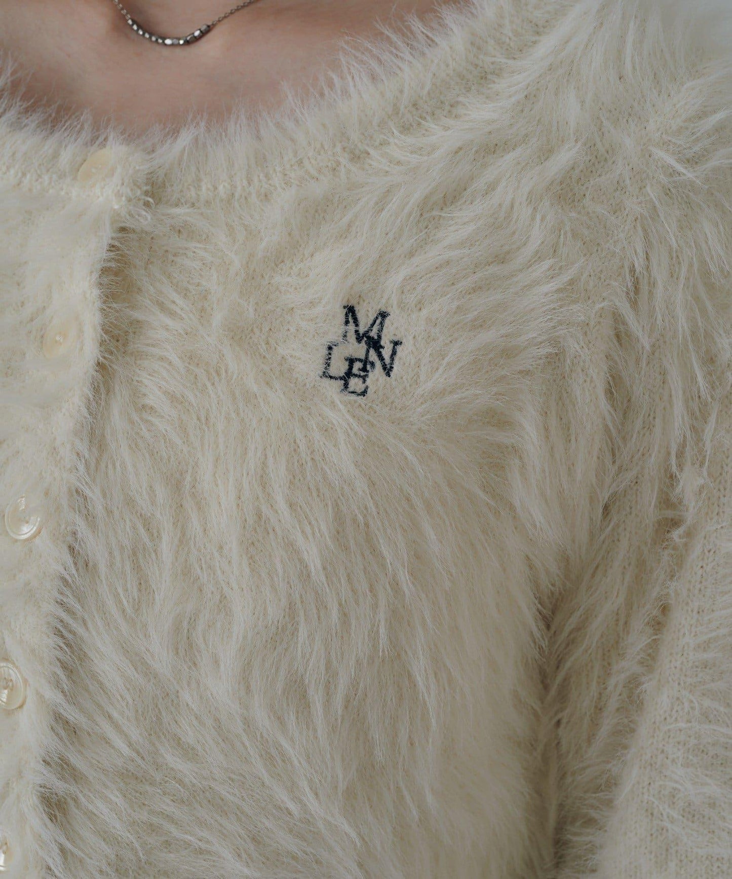 【mline】刺繡費爾島針織開衫