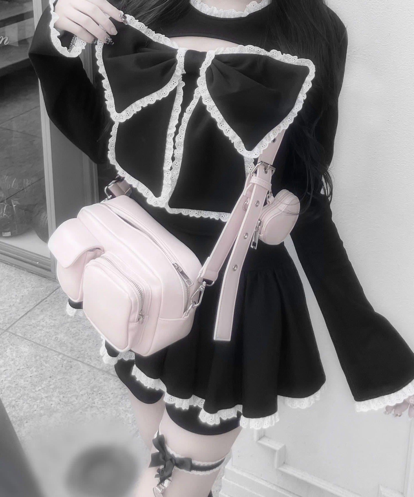 【網紅企劃】miko 蝴蝶結吊帶背心套裝