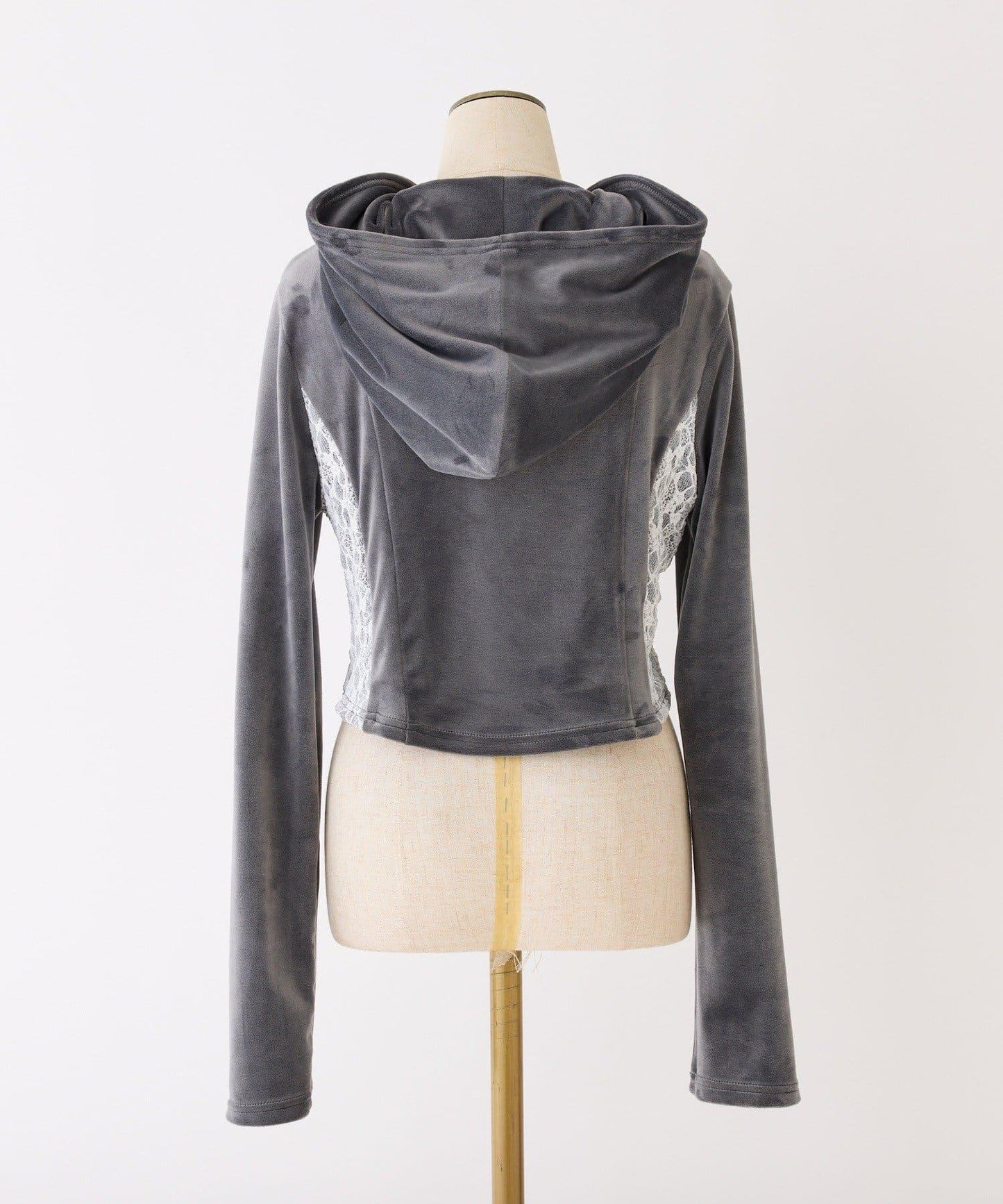 【可成套搭配】天鵝絨連帽衛衣