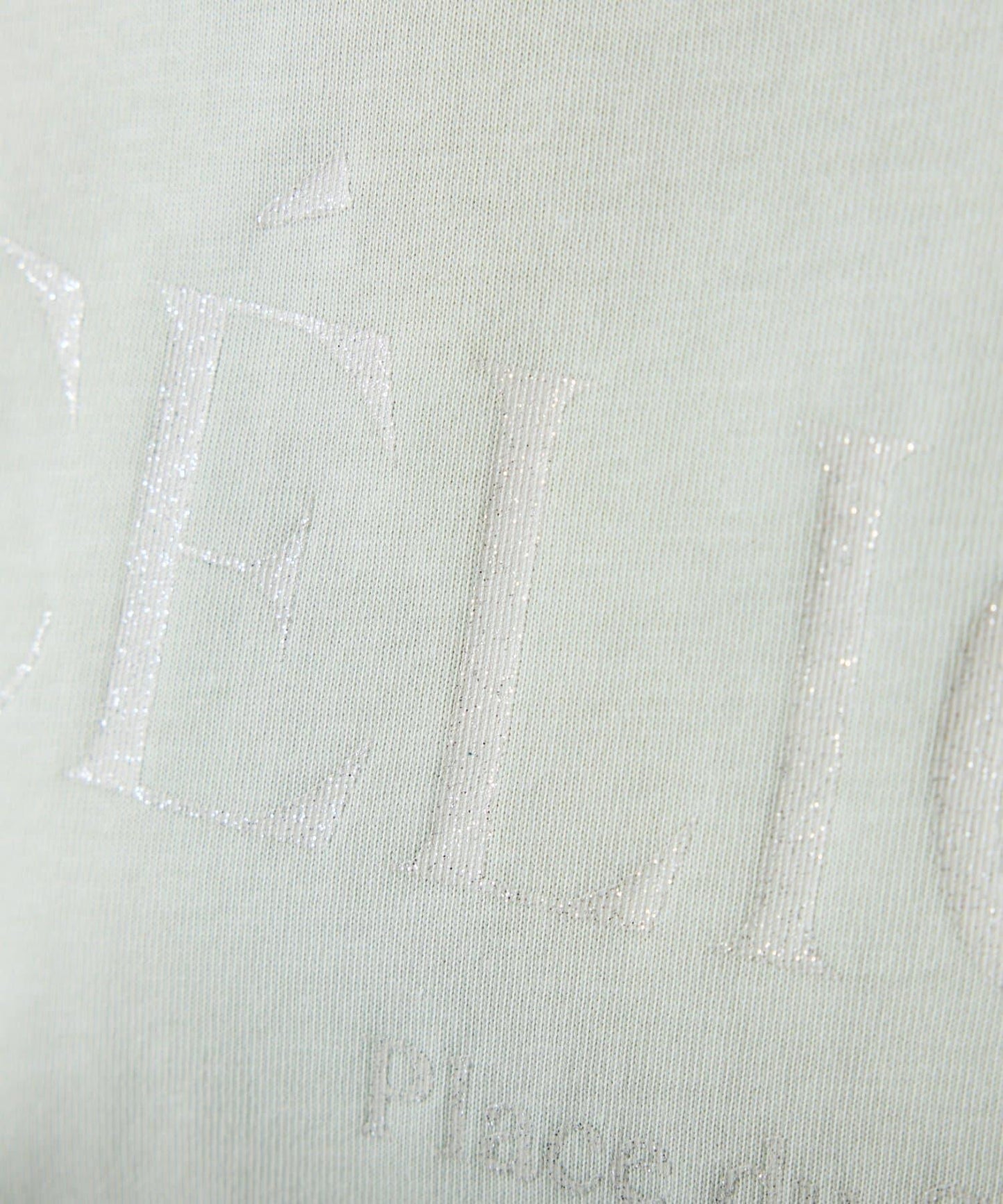 亮片字母長袖T恤/疊穿單品