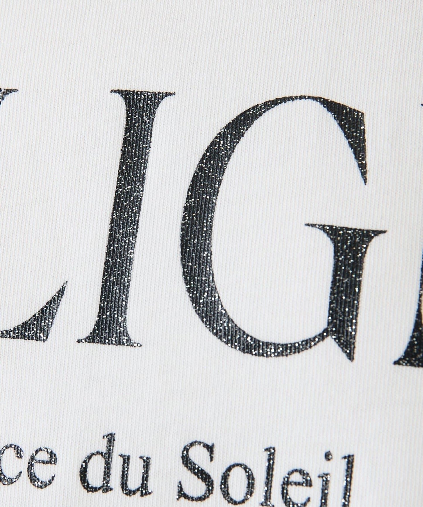 亮片字母長袖T恤/疊穿單品