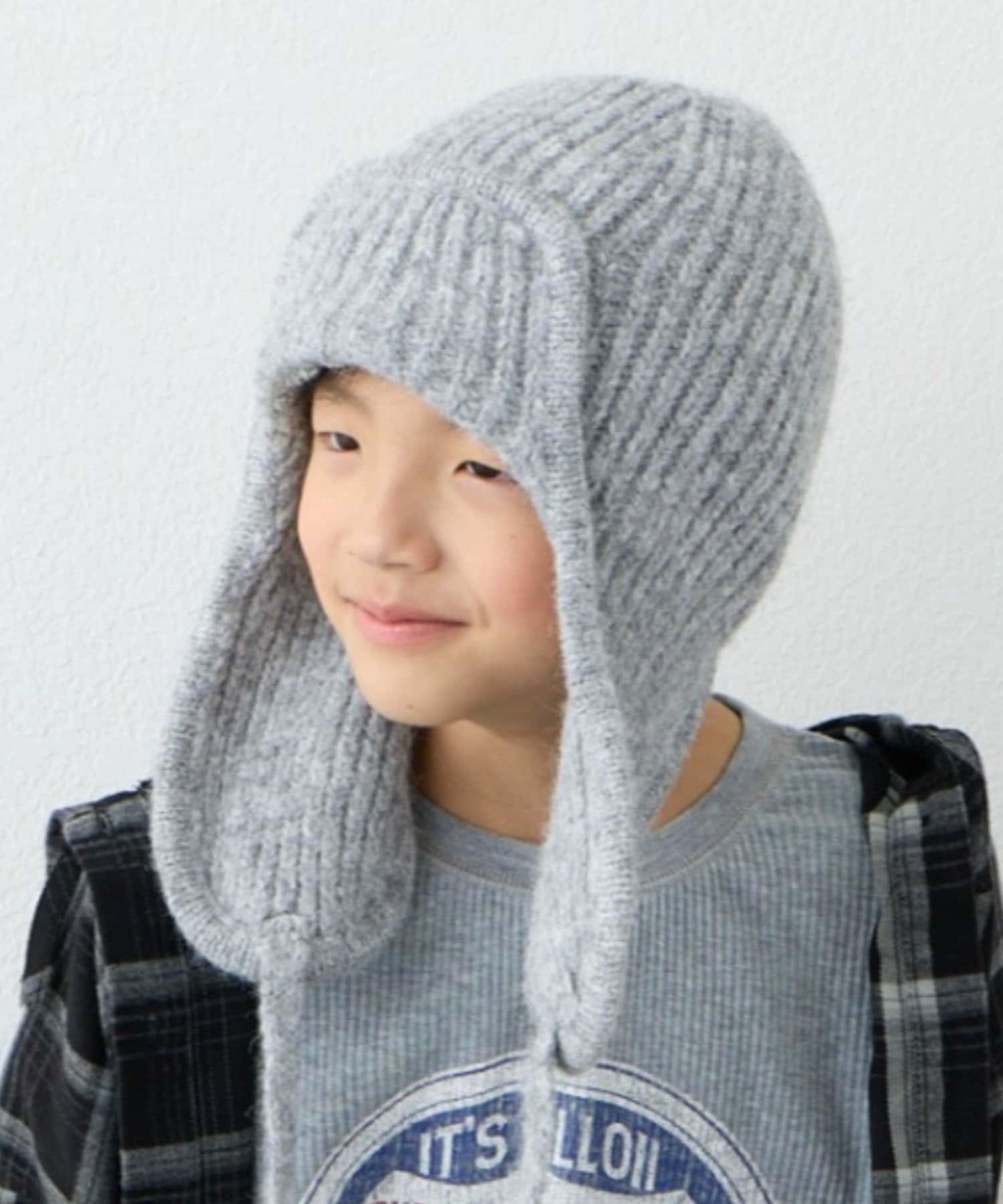 【KIDS】帶耳朵兩用針織帽
