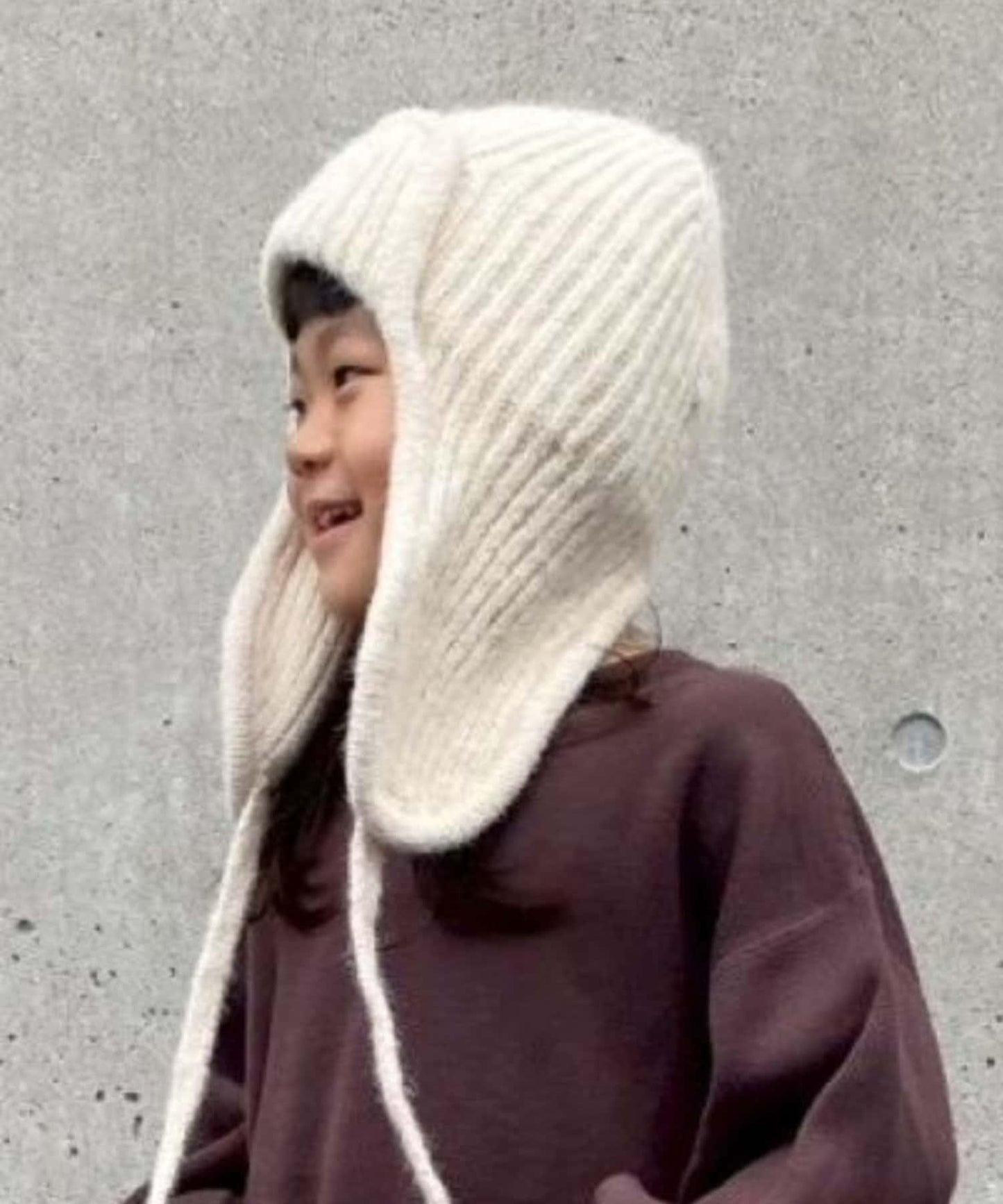 【KIDS】帶耳朵兩用針織帽
