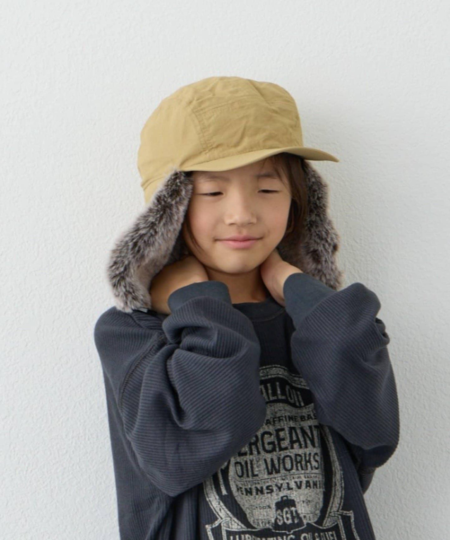 【KIDS】軍風飛行帽