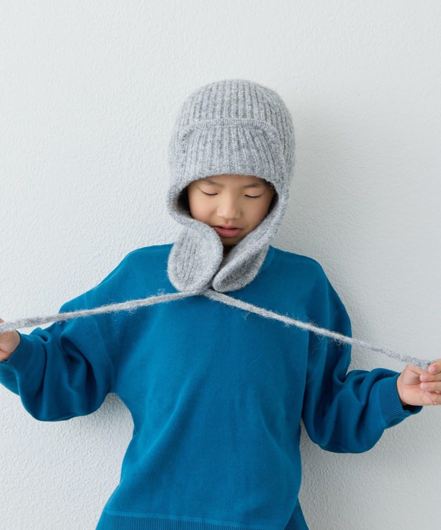 【KIDS】帶耳朵兩用針織帽