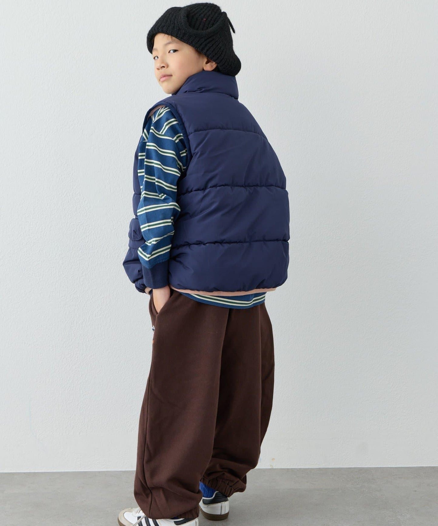 【KIDS】帶耳朵兩用針織帽