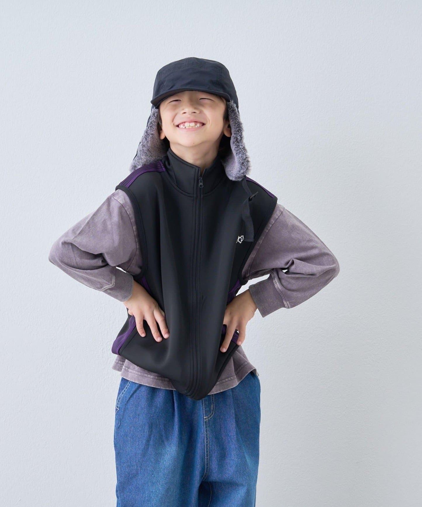【KIDS】軍風飛行帽
