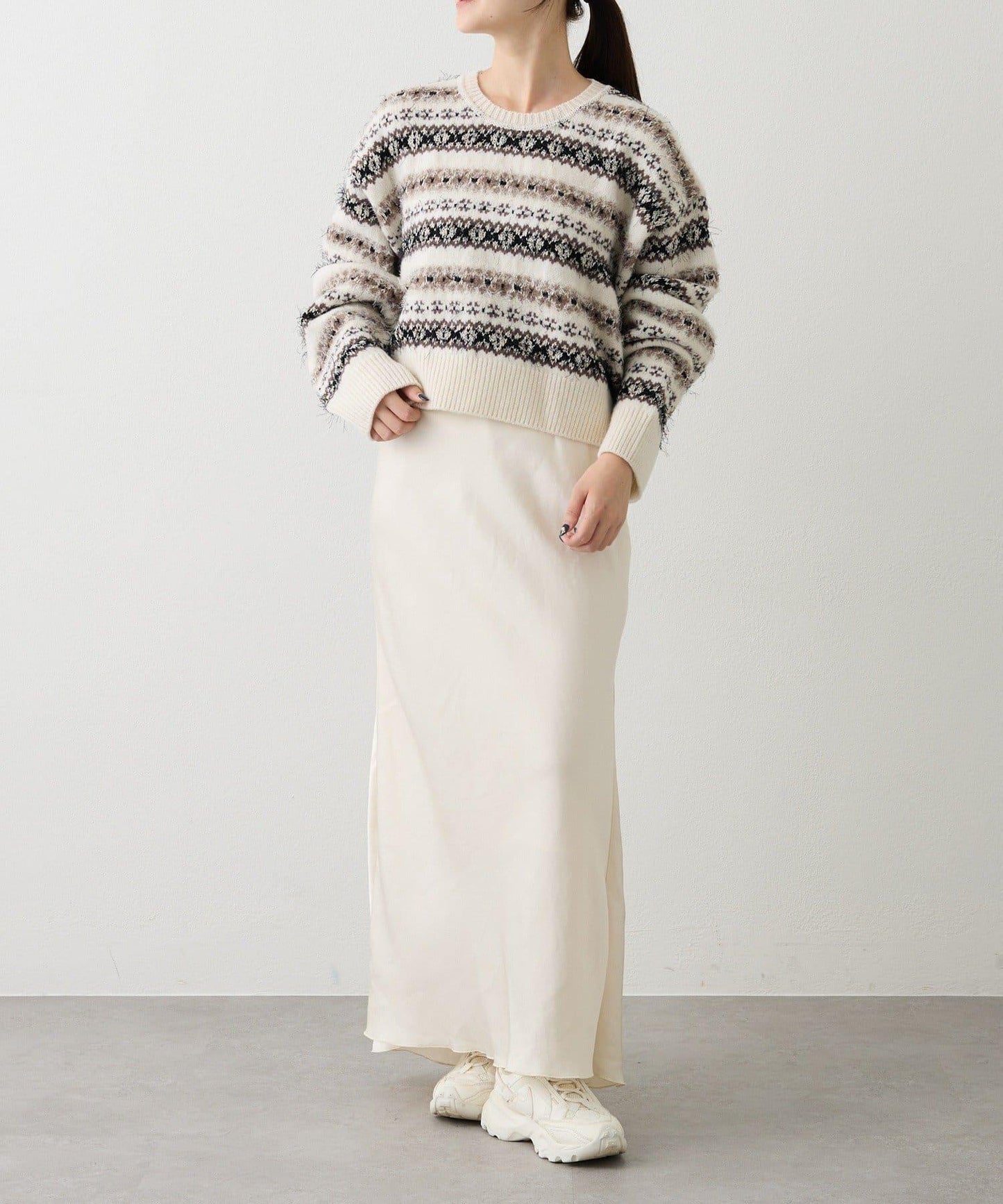 費爾島短款針織衫