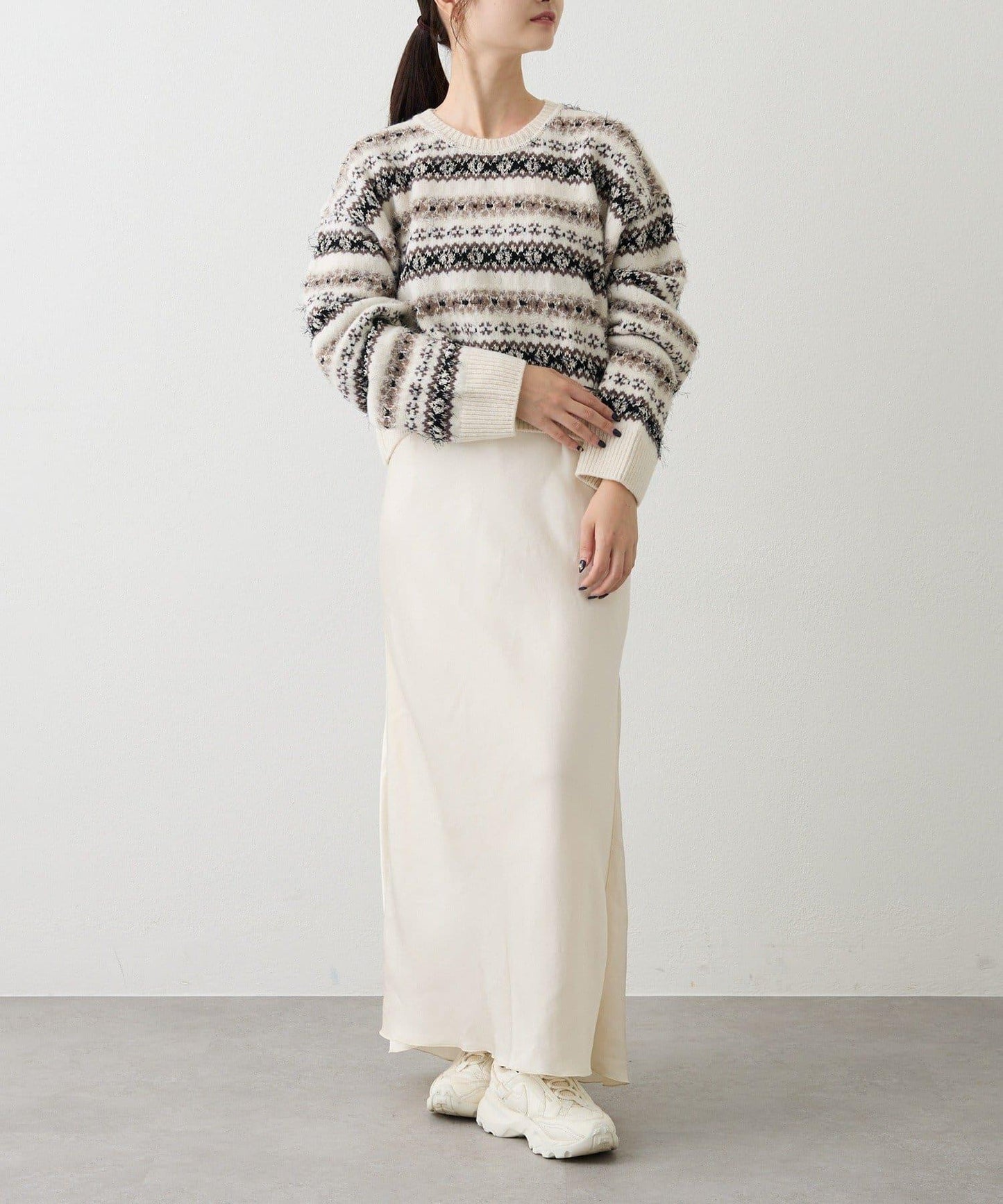 費爾島短款針織衫