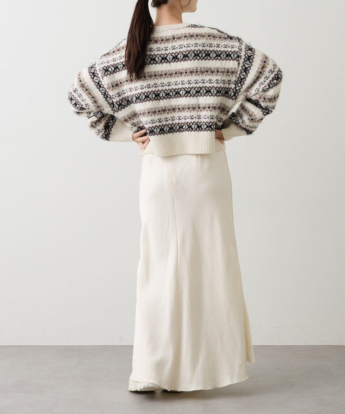 費爾島短款針織衫