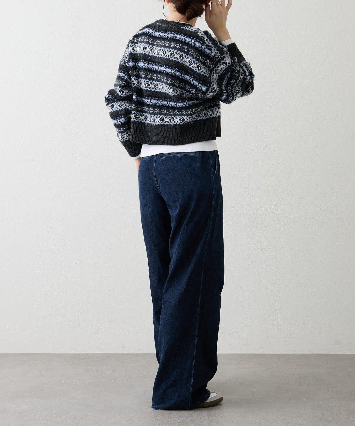 費爾島短款針織衫