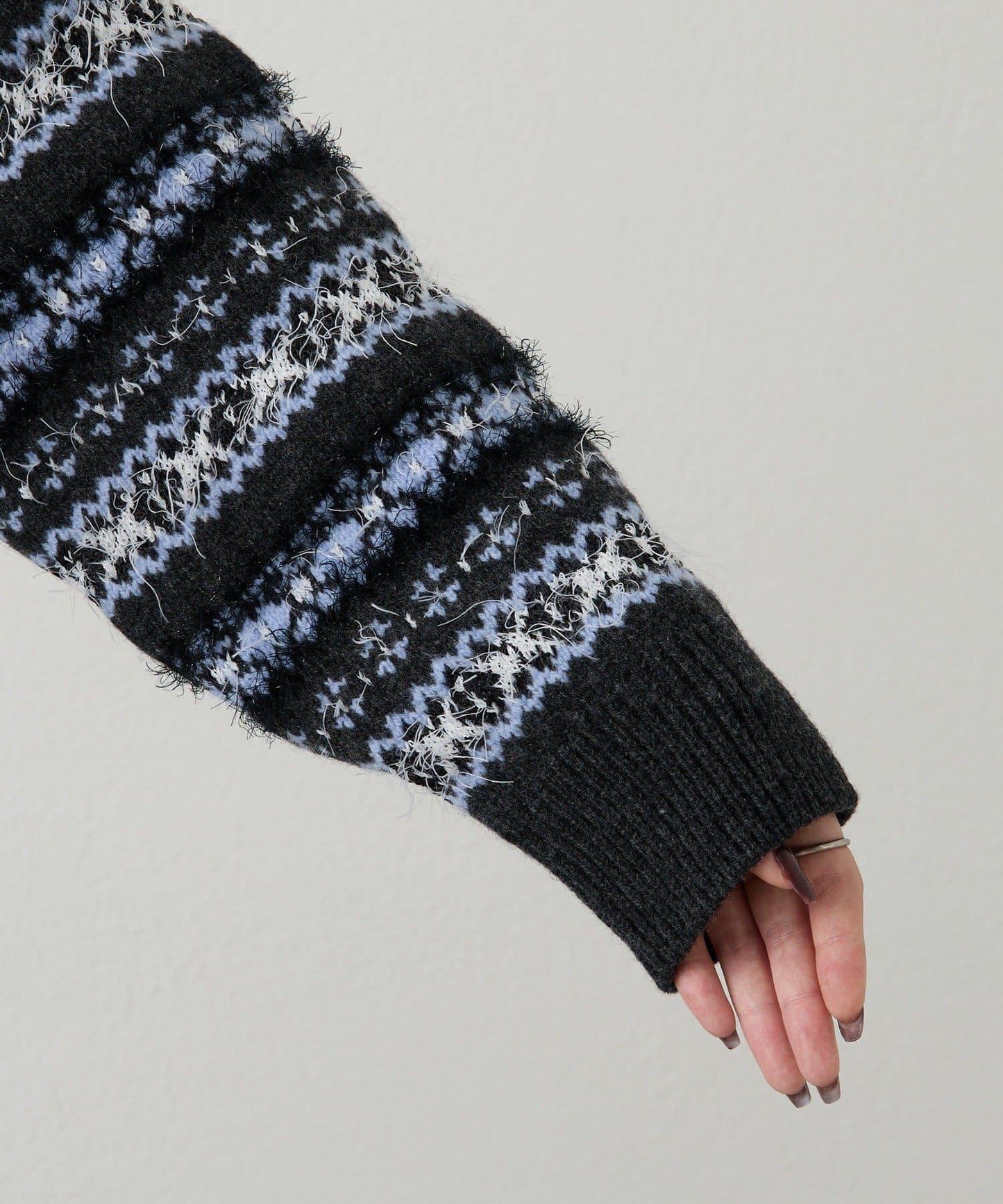 費爾島短款針織衫