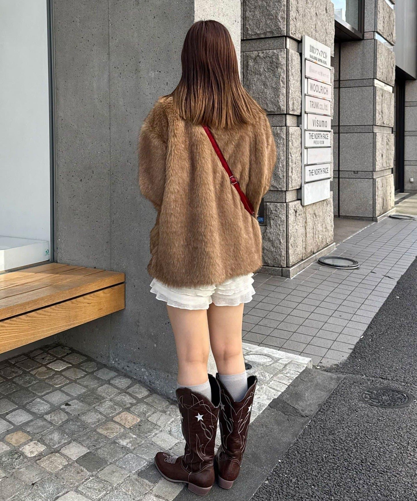 牛角扣毛絨夾克