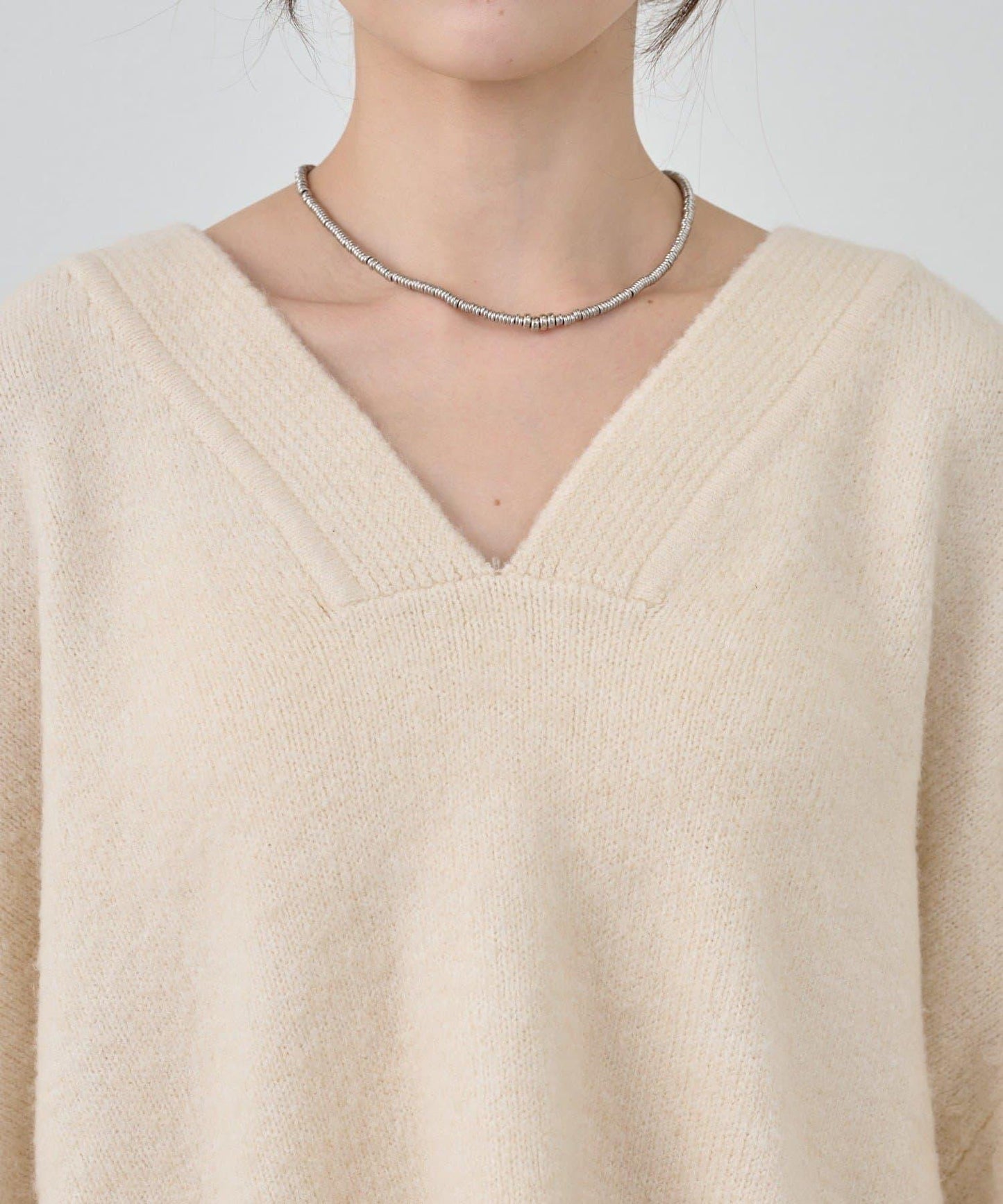 《@kanako_iki聯名配色》波浪領針織衫