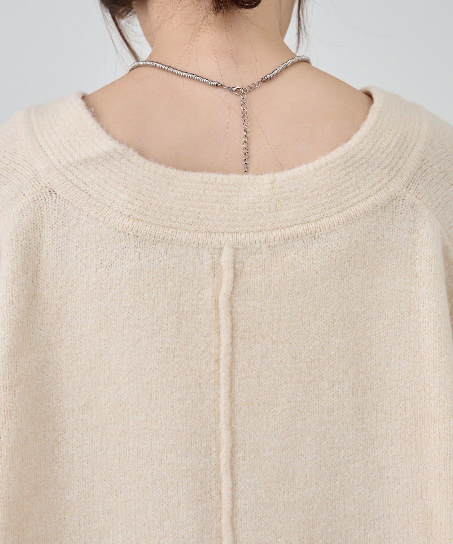 《@kanako_iki聯名配色》波浪領針織衫