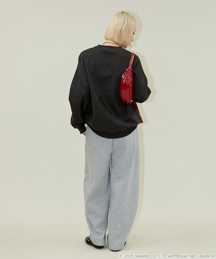 SANRIO 植絨與刺繡藝術衛衣