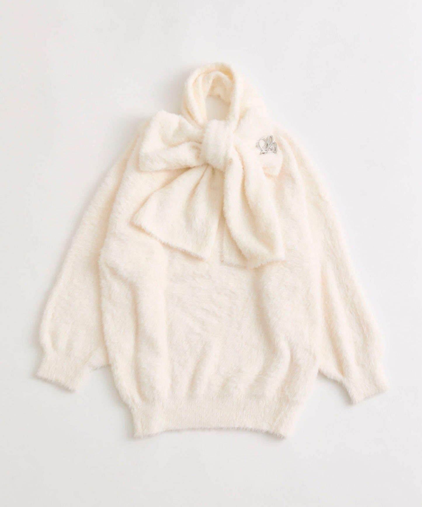 Twinkle帶圍巾針織連衣裙