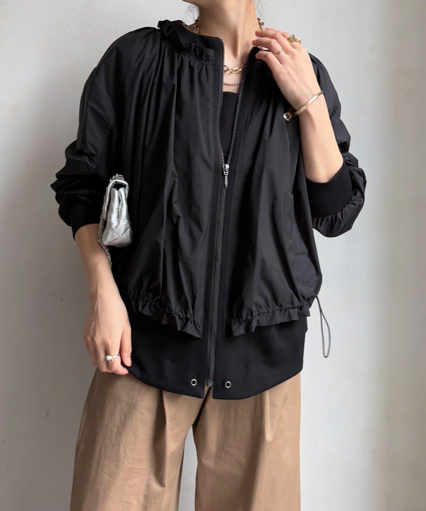 拼接夾克