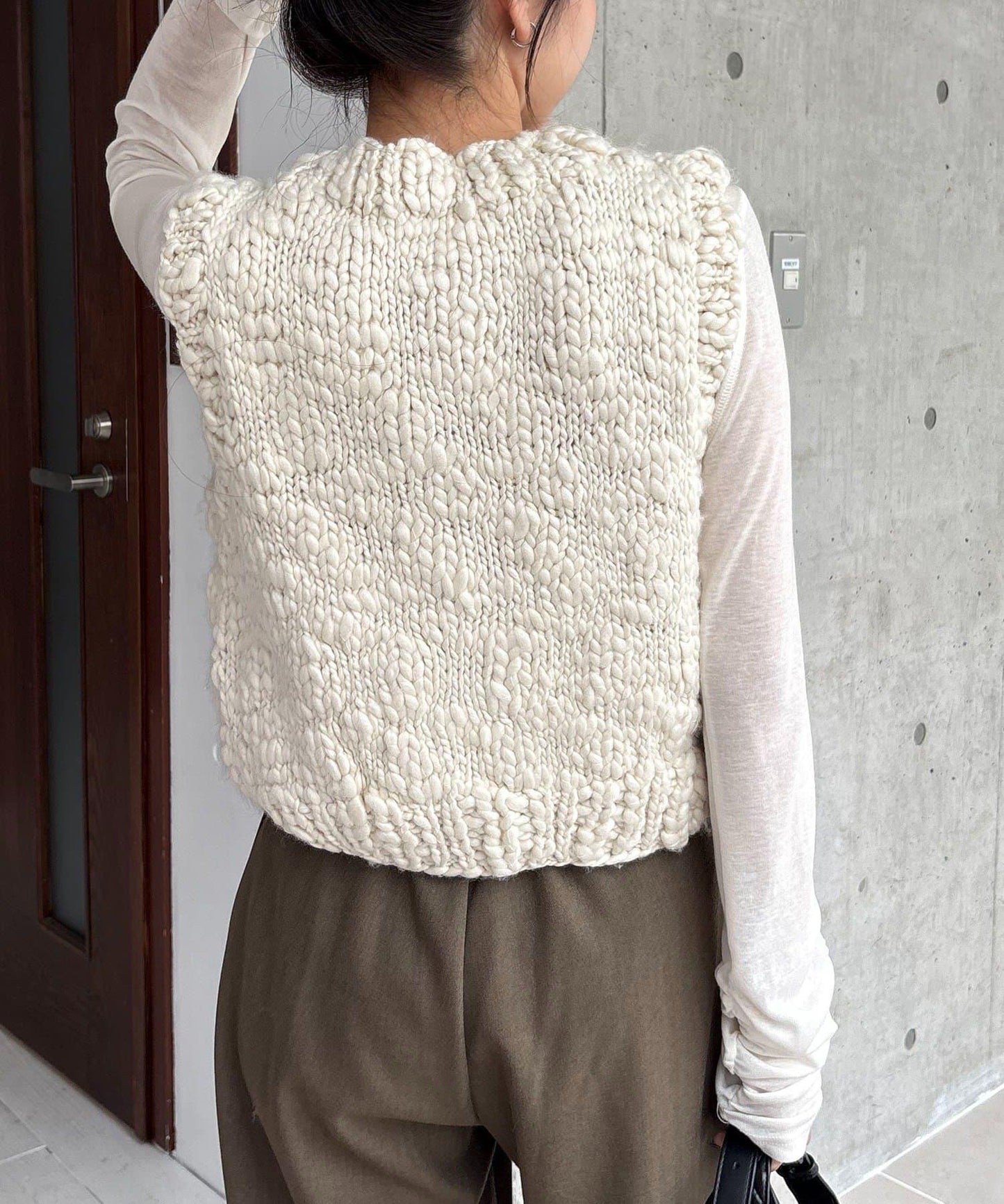 手工編織背心