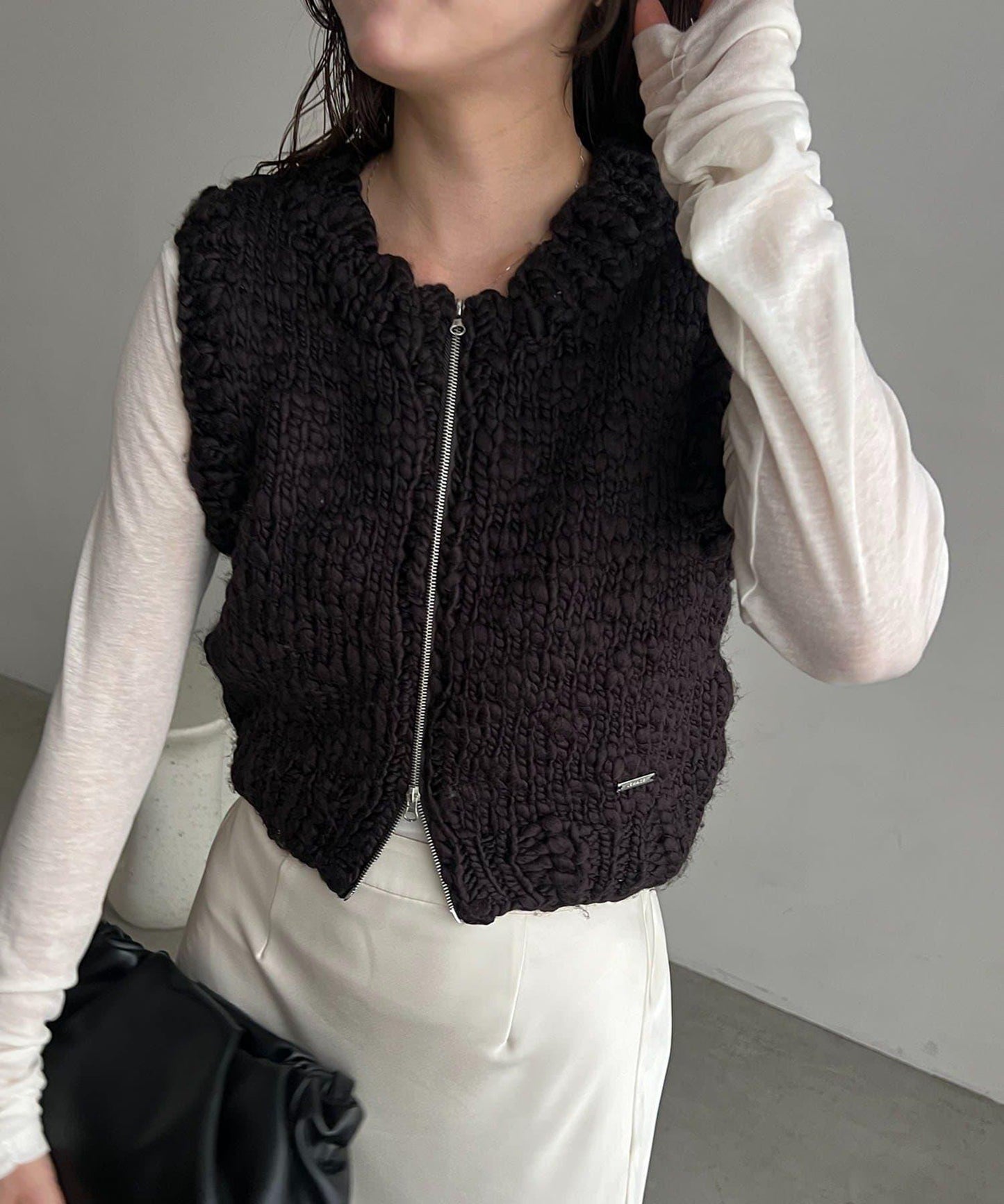 手工編織背心