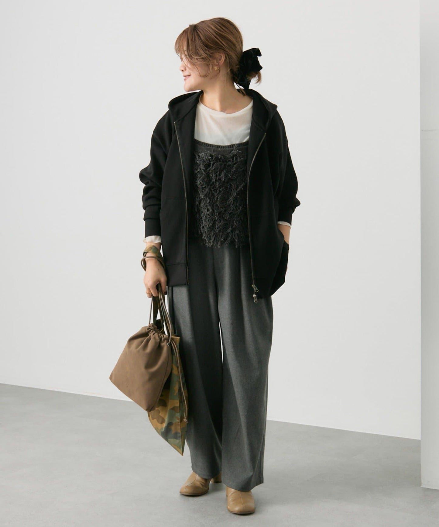 【2尺碼可選/網紅企劃】雙褶加絨西裝褲