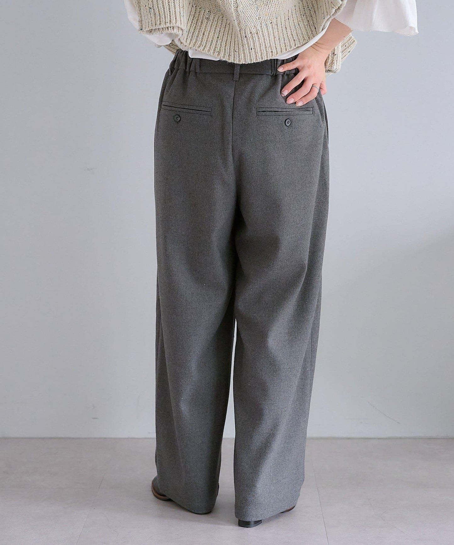 【2尺碼可選/網紅企劃】雙褶加絨西裝褲