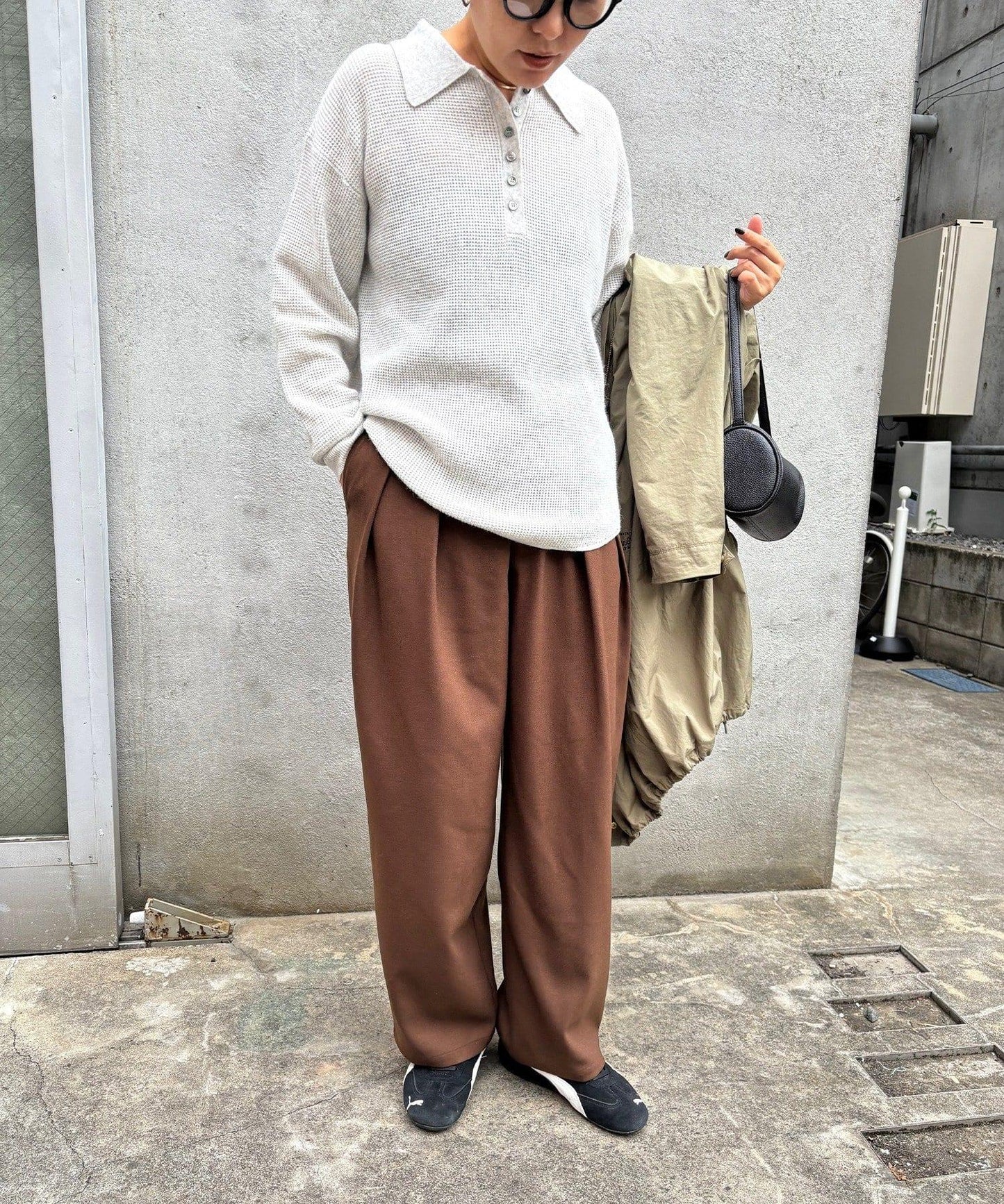 【2尺碼可選/網紅企劃】雙褶加絨西裝褲