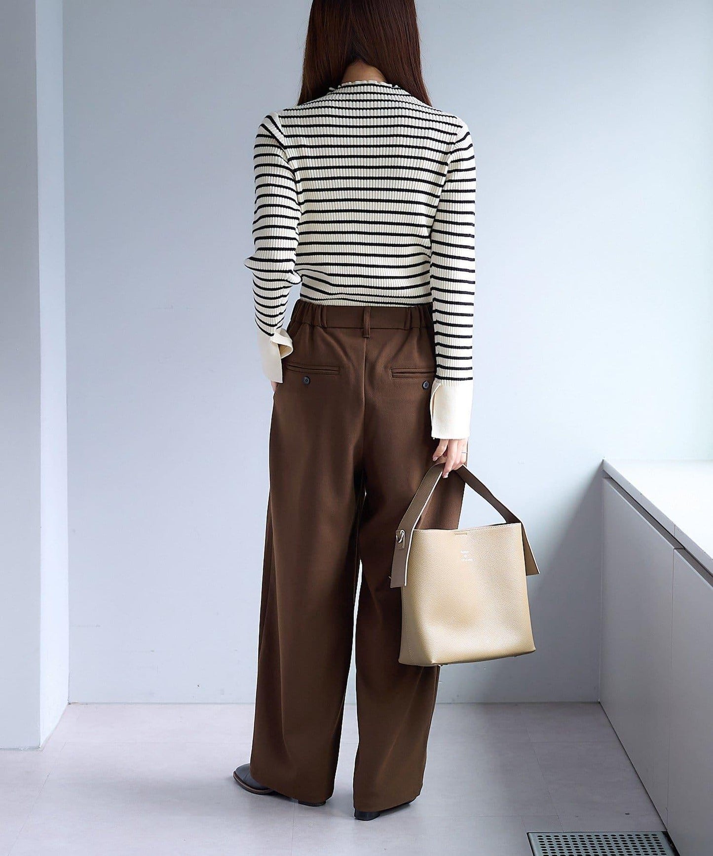 【2尺碼可選/網紅企劃】雙褶加絨西裝褲