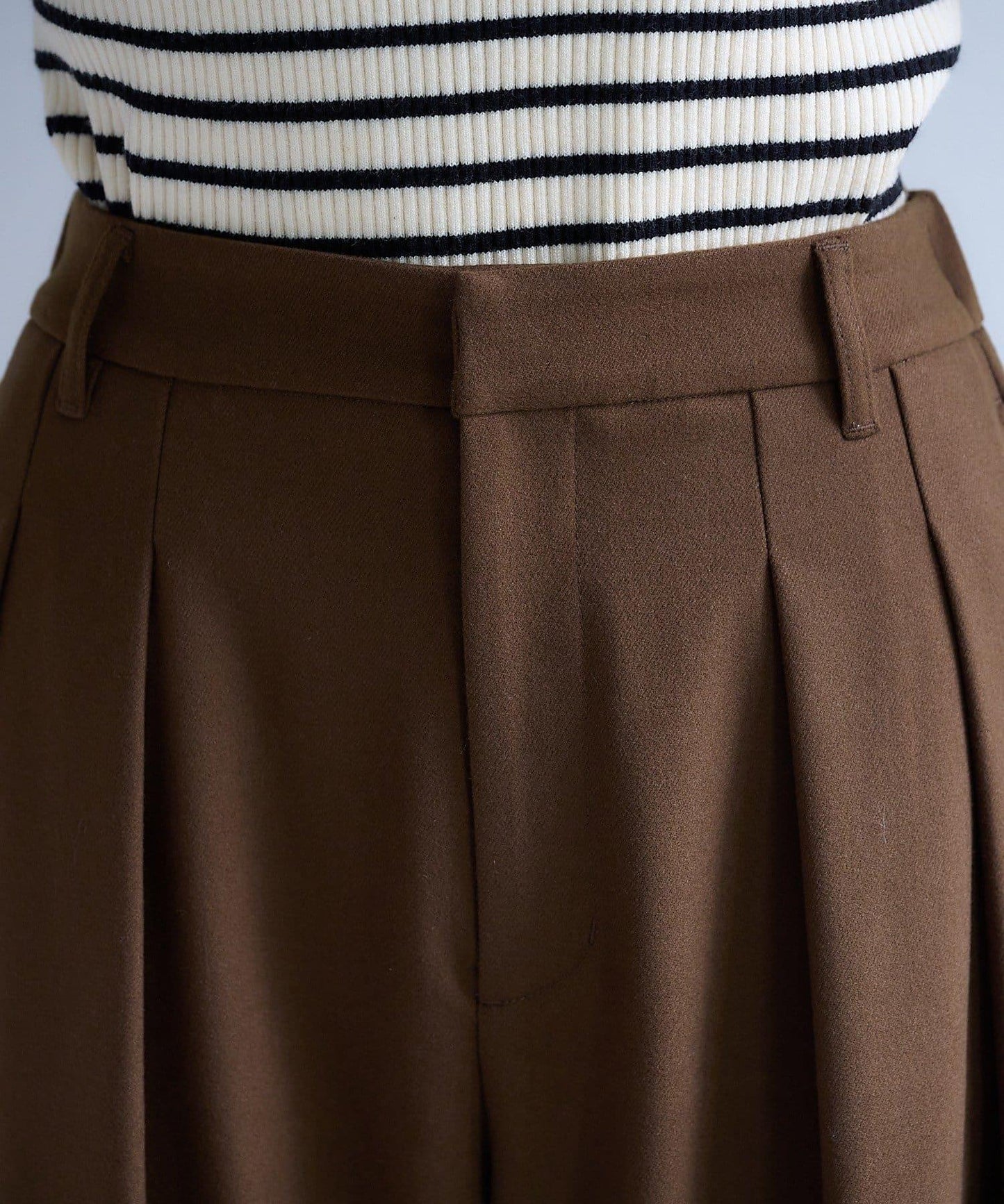 【2尺碼可選/網紅企劃】雙褶加絨西裝褲