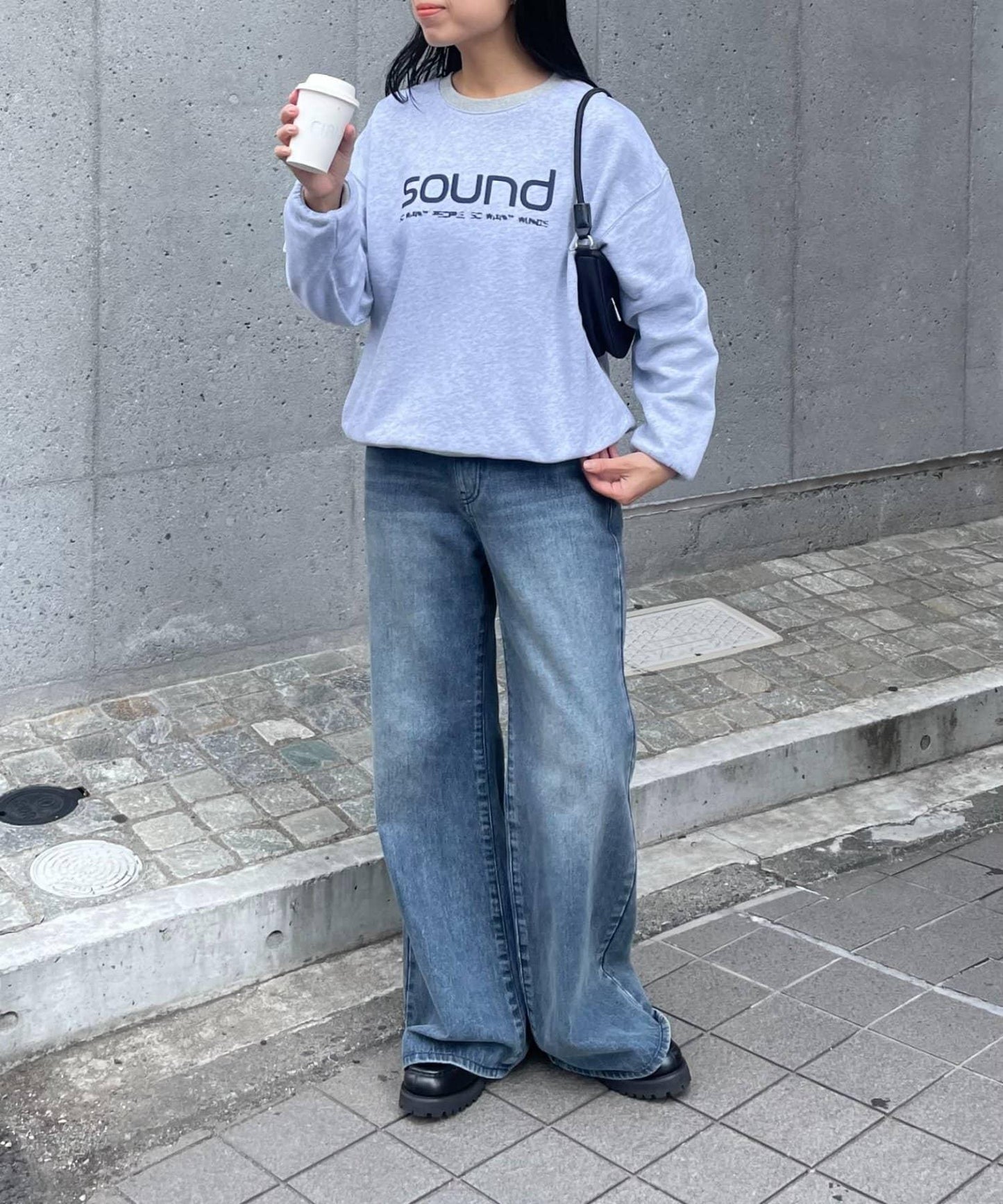 【LEI企畫 / 】加絨SOUND標誌套頭衫